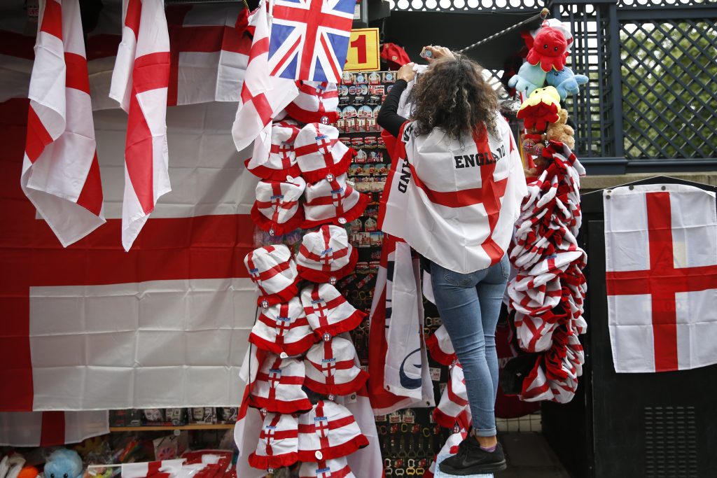 Support Is Shown For The England Football Team As They Prepare For The Euro 2020 Final