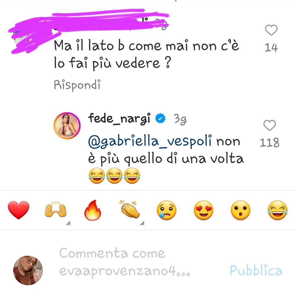 nargi risposta ironica latob
