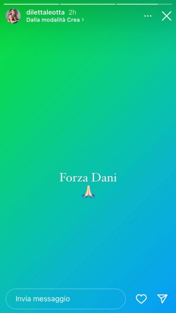 diletta leotta messaggio scardina