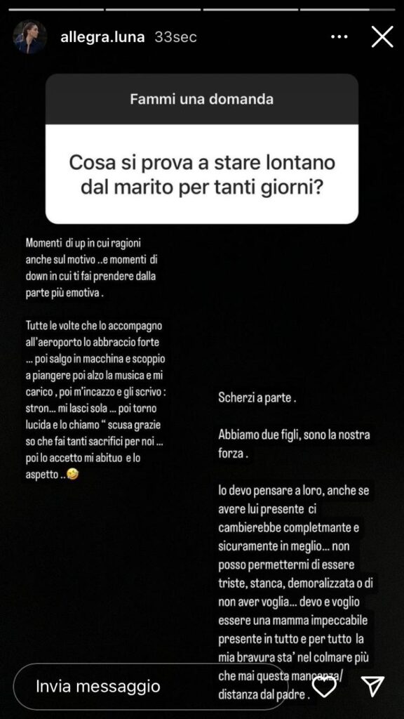 sfogo-allegra-distanza-candreva