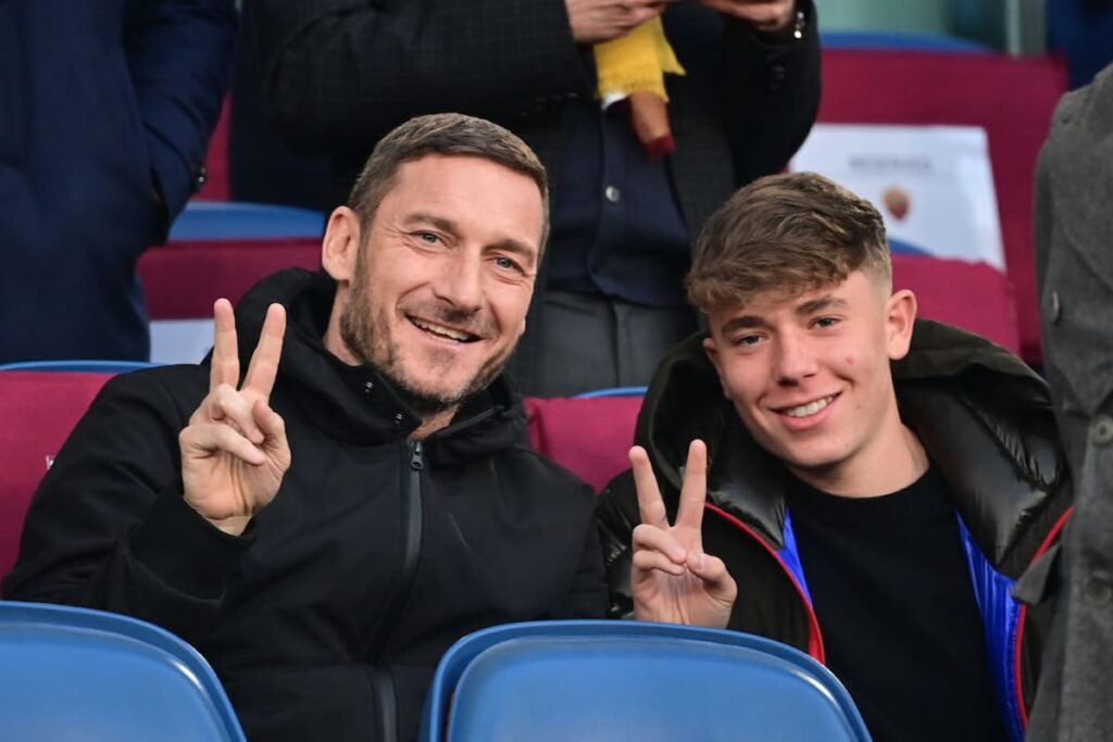 totti e figlio