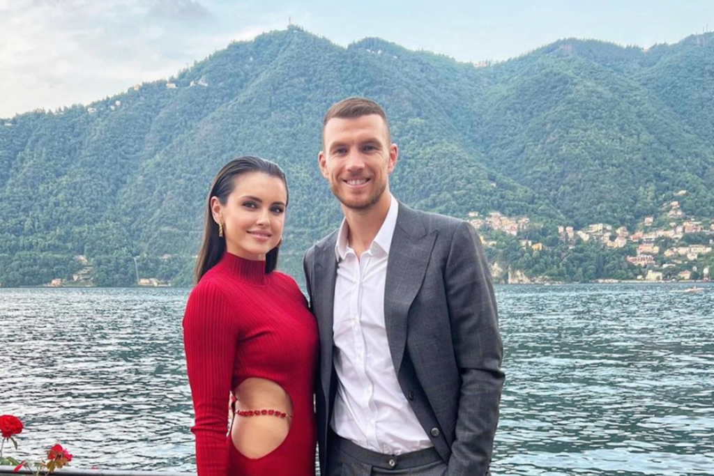 Dzeko e moglie