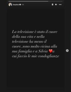 ilary blasi condoglianze berlusconi