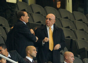 berlusconi galliani AC Milan v FC Internazionale - Berlusconi Trophy