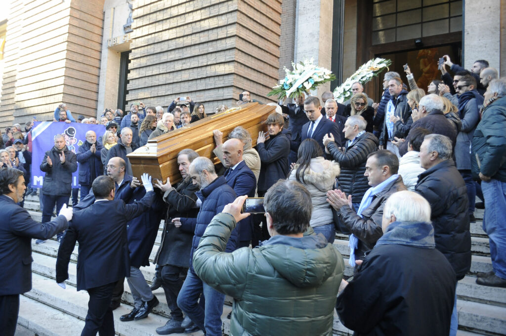 Former SS Lazio Player Felice Pulici Funeral