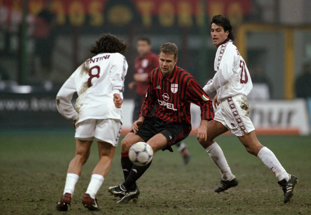 Oliver Bierhoff and Gianluigi Lentini