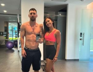Messi Antonella allenamento