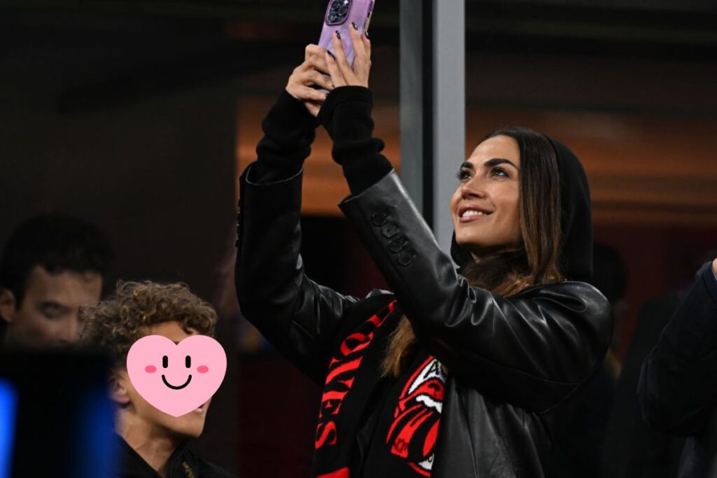 melissa satta e maddox a san siro