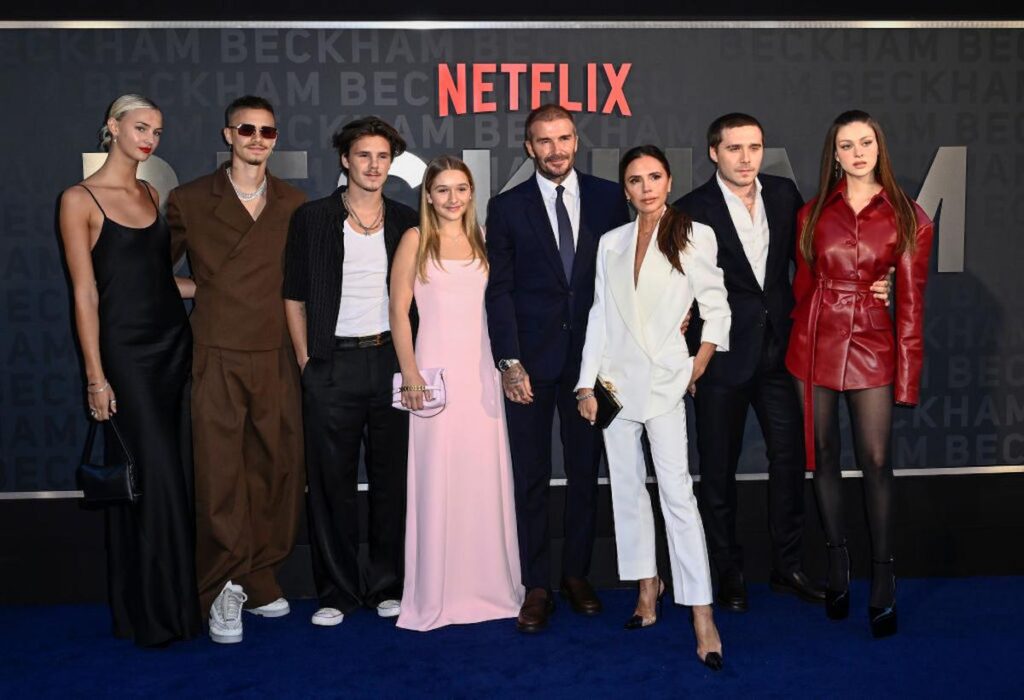 victoria beckham e david famiglia