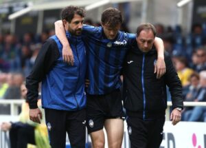infortunio scalvini Atalanta BC v ACF Fiorentina - Serie A TIM