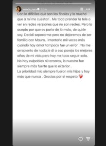 wanda dichiarazione separazione icardi