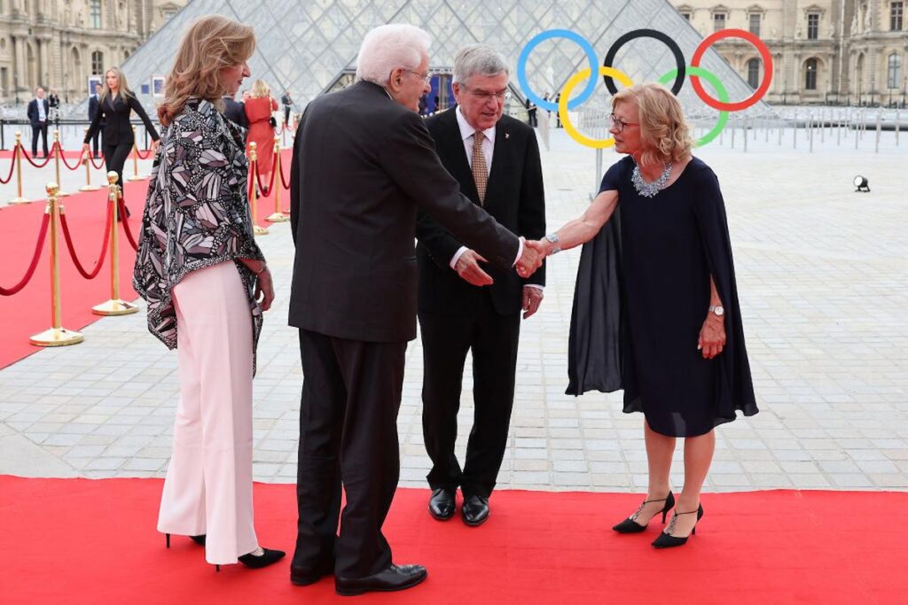 mattarella cerchi olimpici