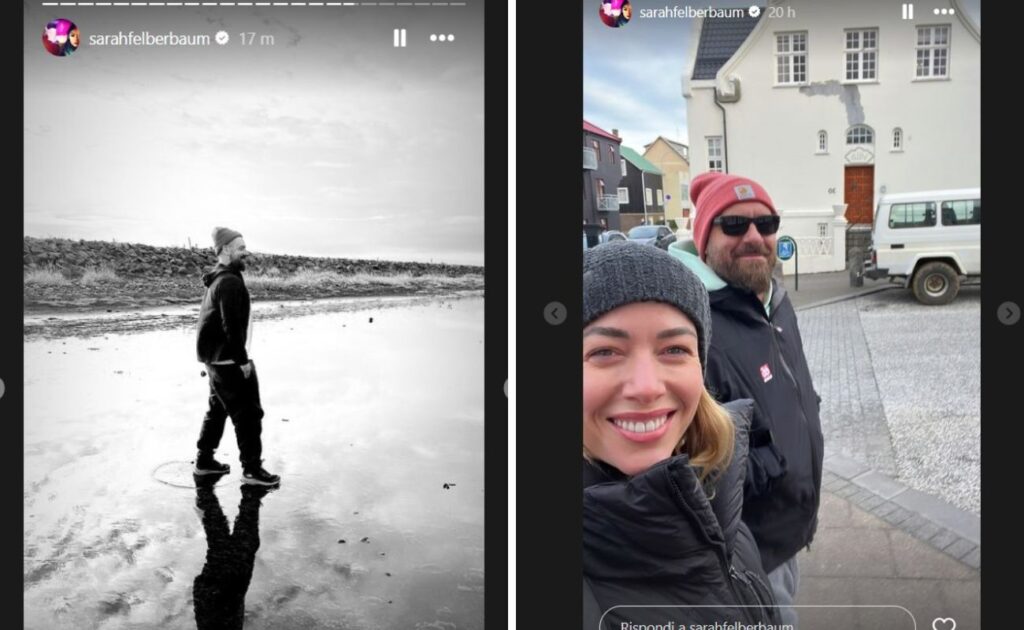 Sarah Felberbaum e de rossi in Islanda