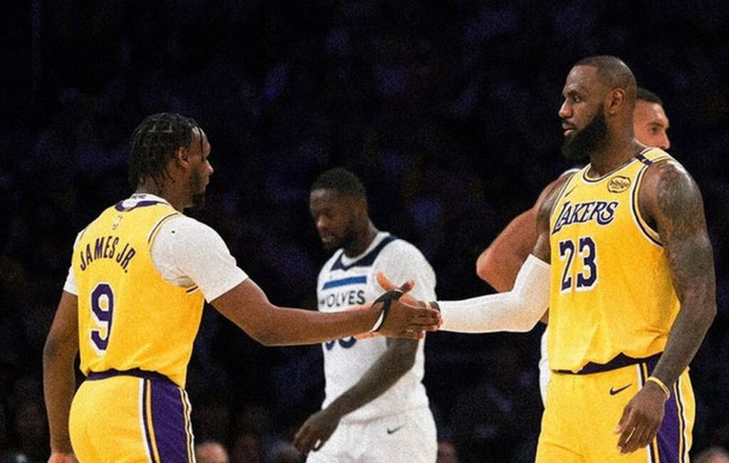 LeBron e Bronny James