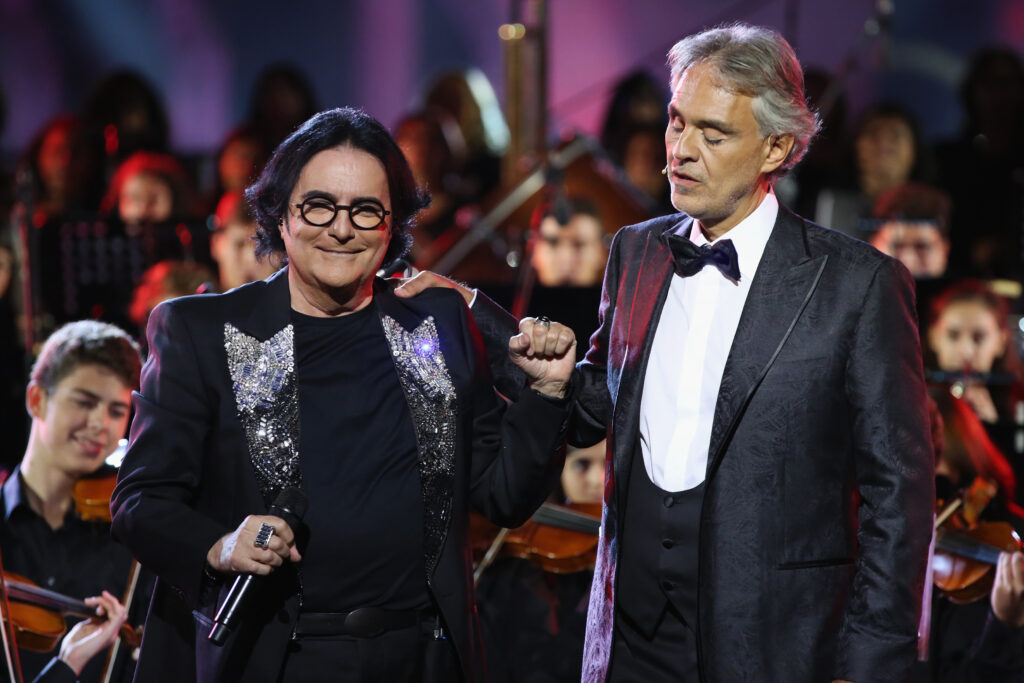 2017 Celebrity Fight Night Italy's Andrea Bocelli Show at the historic Rome Colesseum