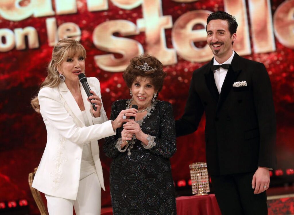 Samuel peron con milly carlucci ballando