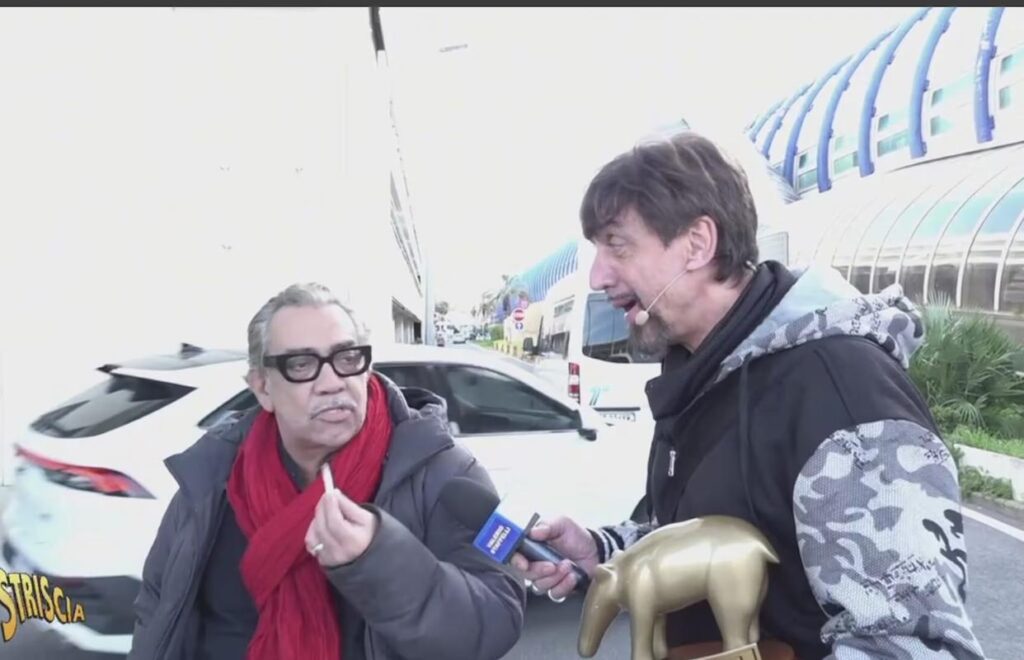 Movimentato tapiro d'oro a Mariotto a Striscia la notizia