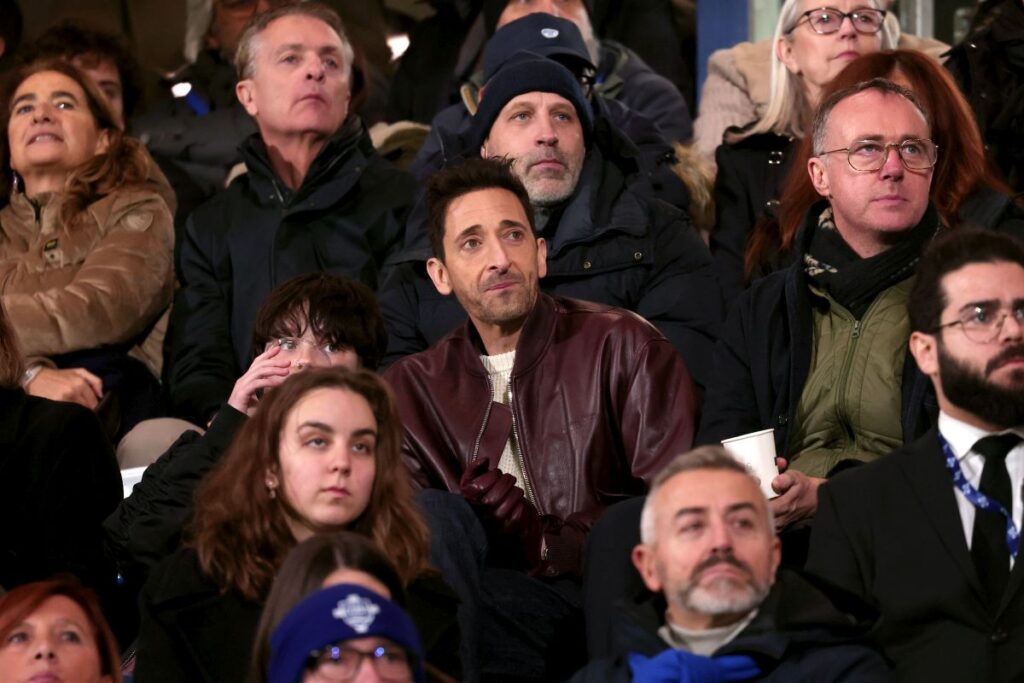Celebrities Sightings At Como 1907 Vs Roma Football Match