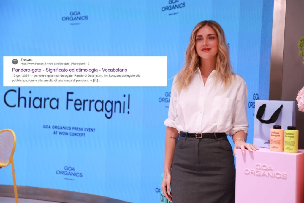 chiara ferragni treccani pandoro gate
