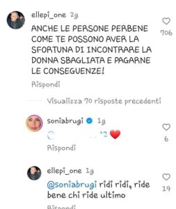 dissing bruganelli presta social
