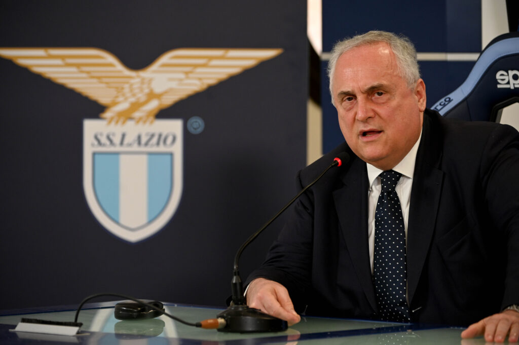 Lazio President Claudio Lotito