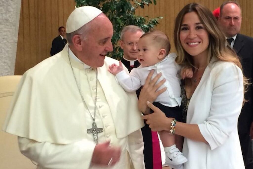 jimena baron papa francesco (1)