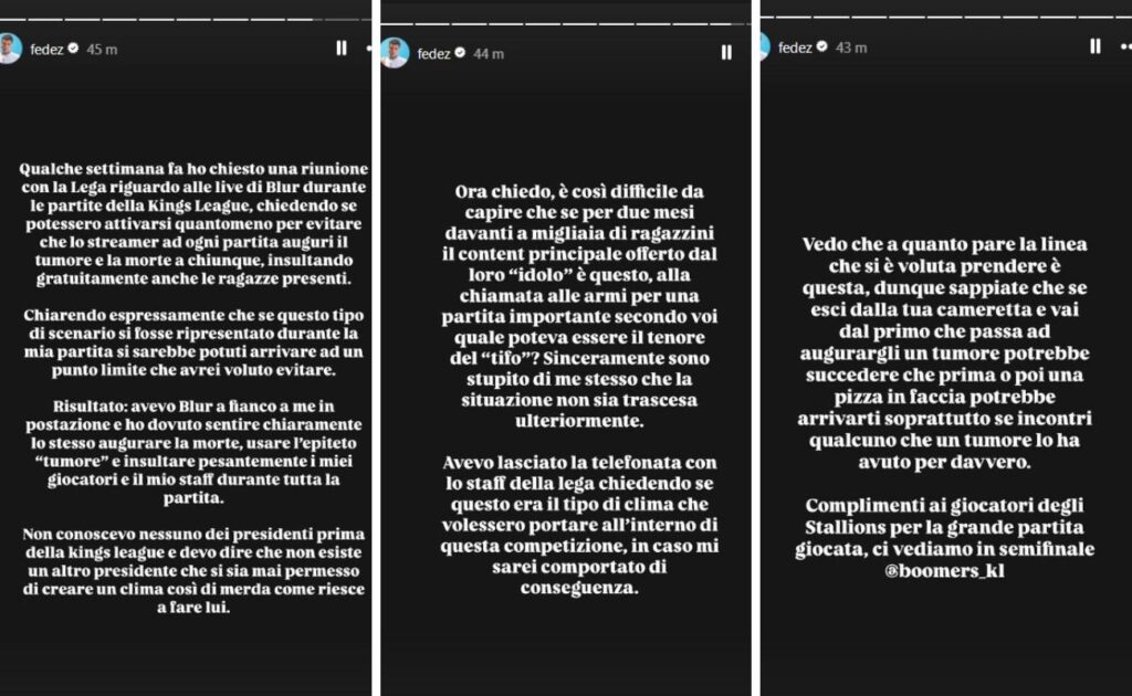 fedez su rissa con blur