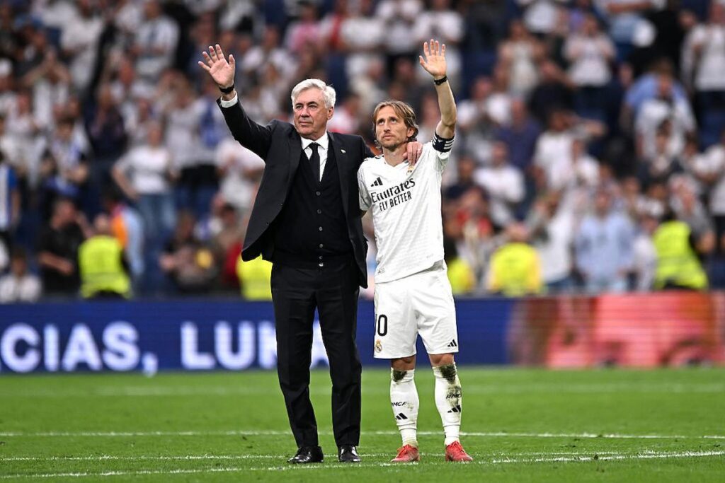 ancelotti addio real con modric