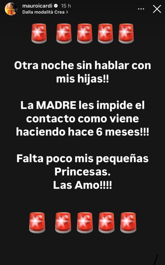 Icardi sfogo Wanda figlie