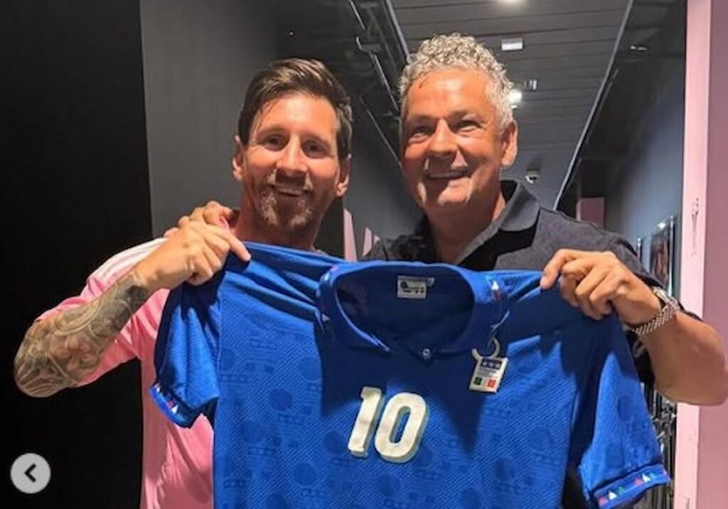 incontro messi baggio