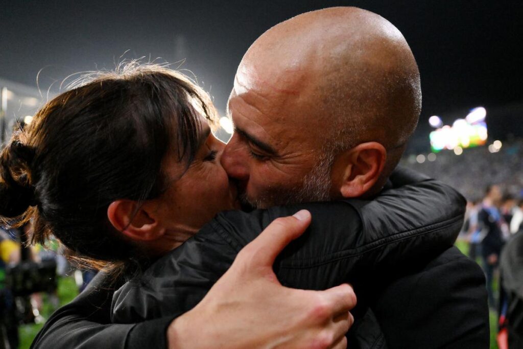 guardiola e la moglie