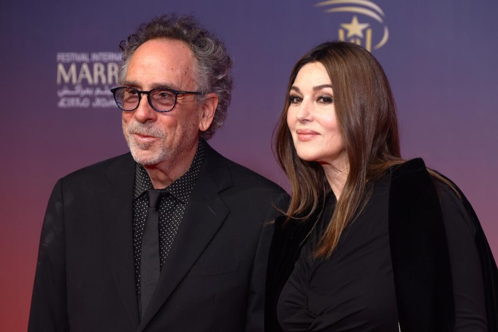 Tim Burton and Monica Bellucci