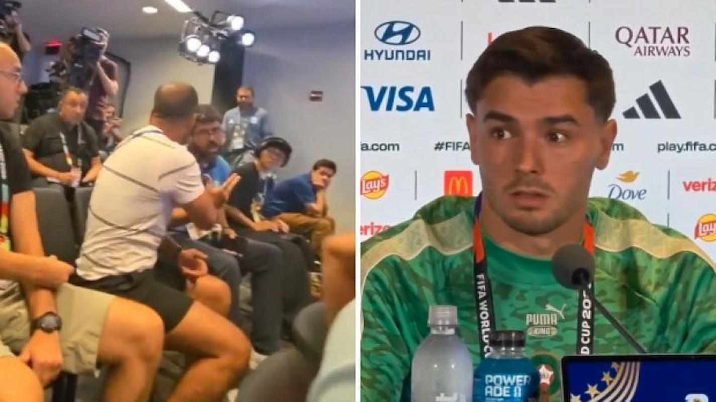 Lite clamorosa tra giornalisti: Brahim Diaz resta allibito