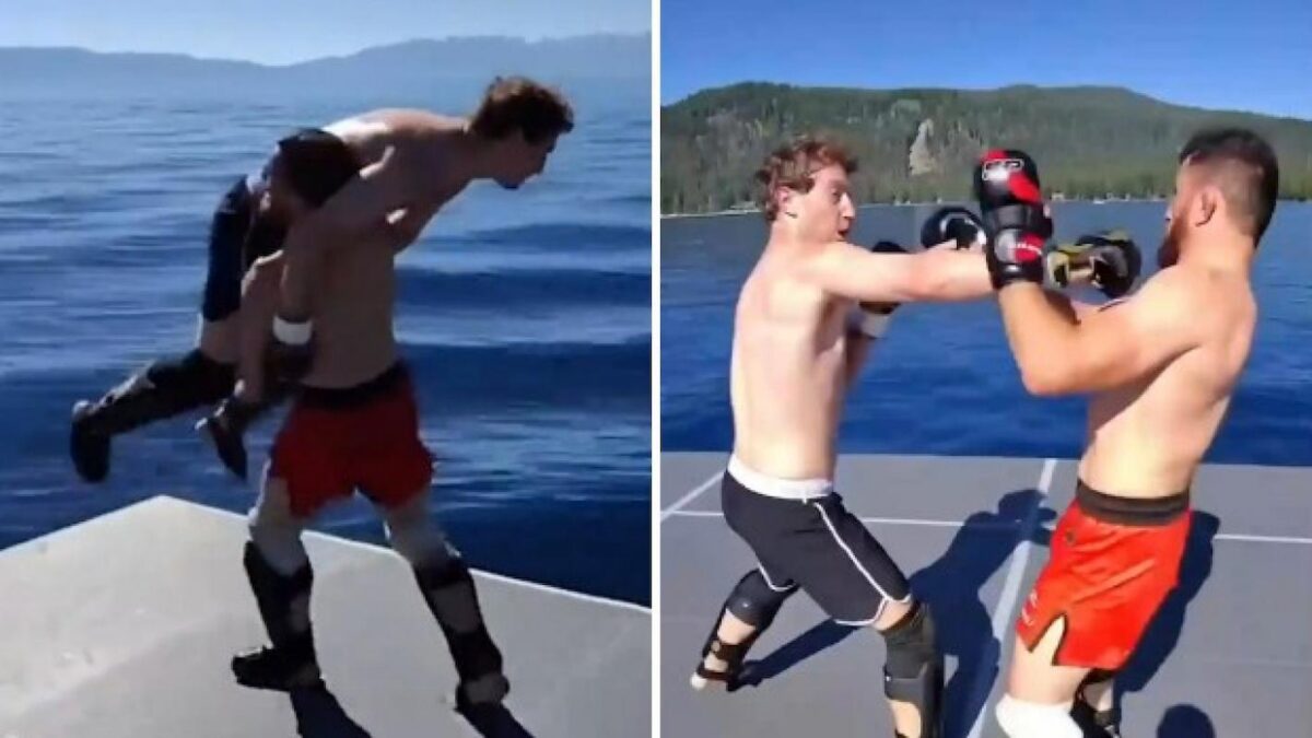 MMA, Zuckerberg sfida il campione Dvalishvili in mezzo a un lago!