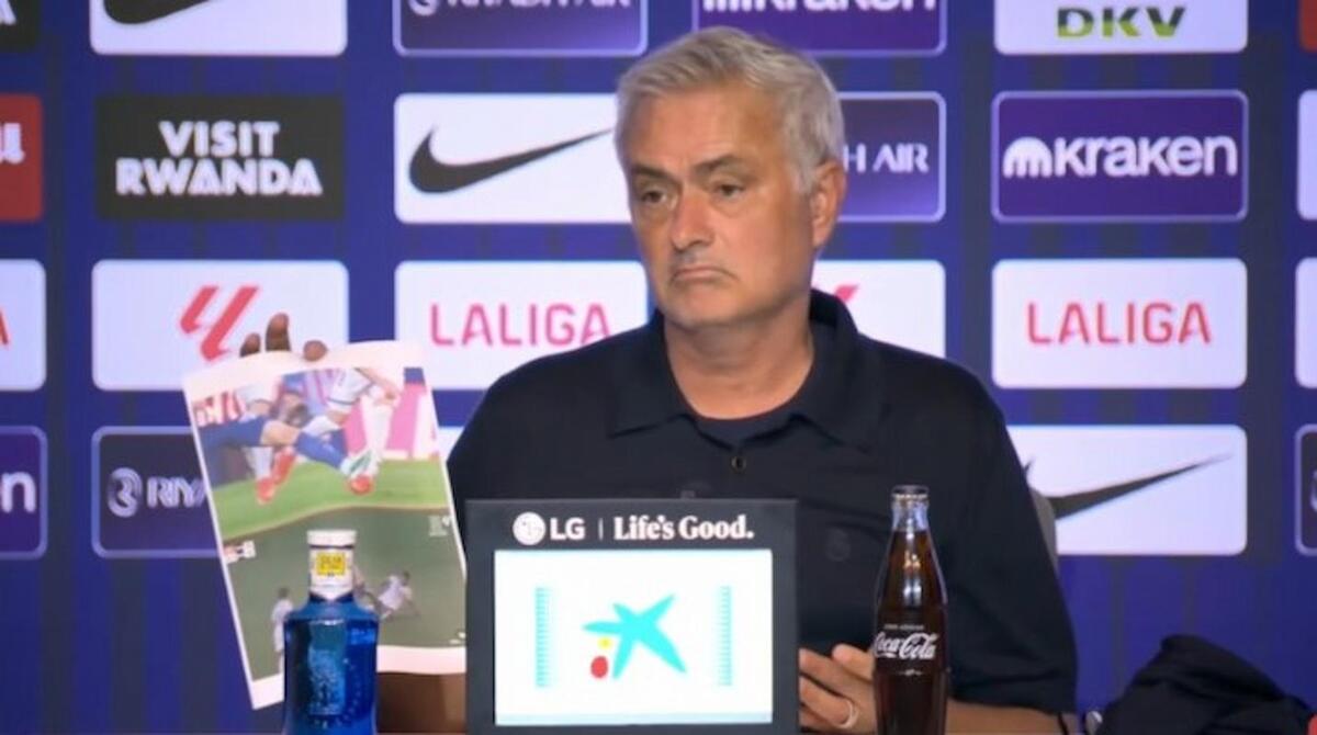 mourinho stampe falli atletico