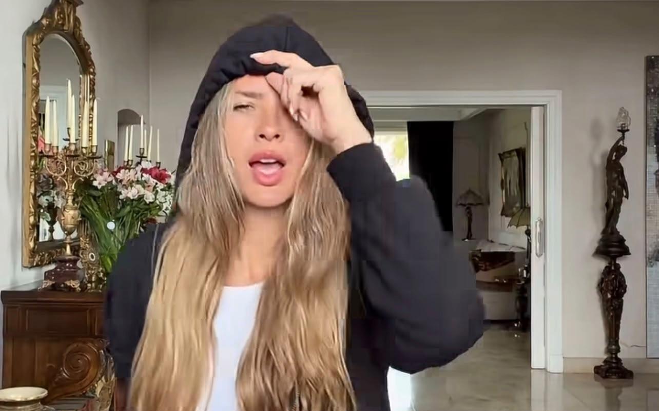 VIDEO / La fidanzata di Mauro Icardi festeggia il divorzio da Wanda Nara sui social
