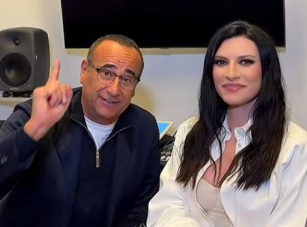 laura pausini carlo conti