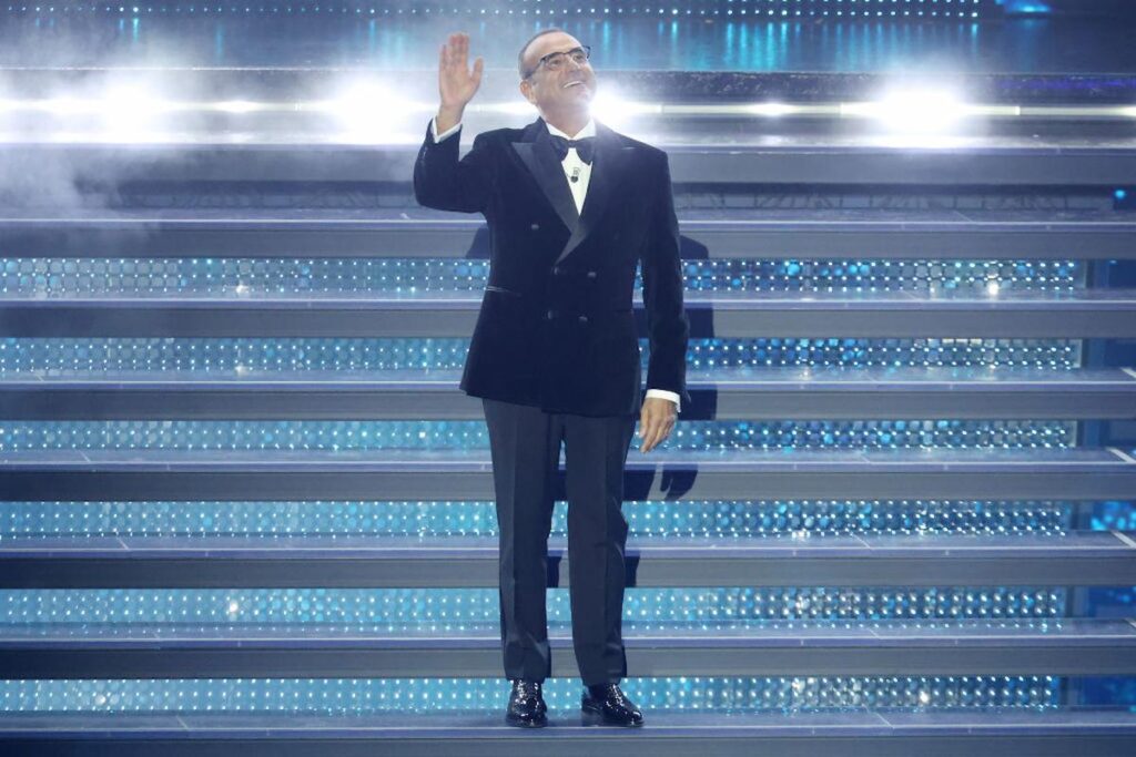 carlo conti palco sanremo