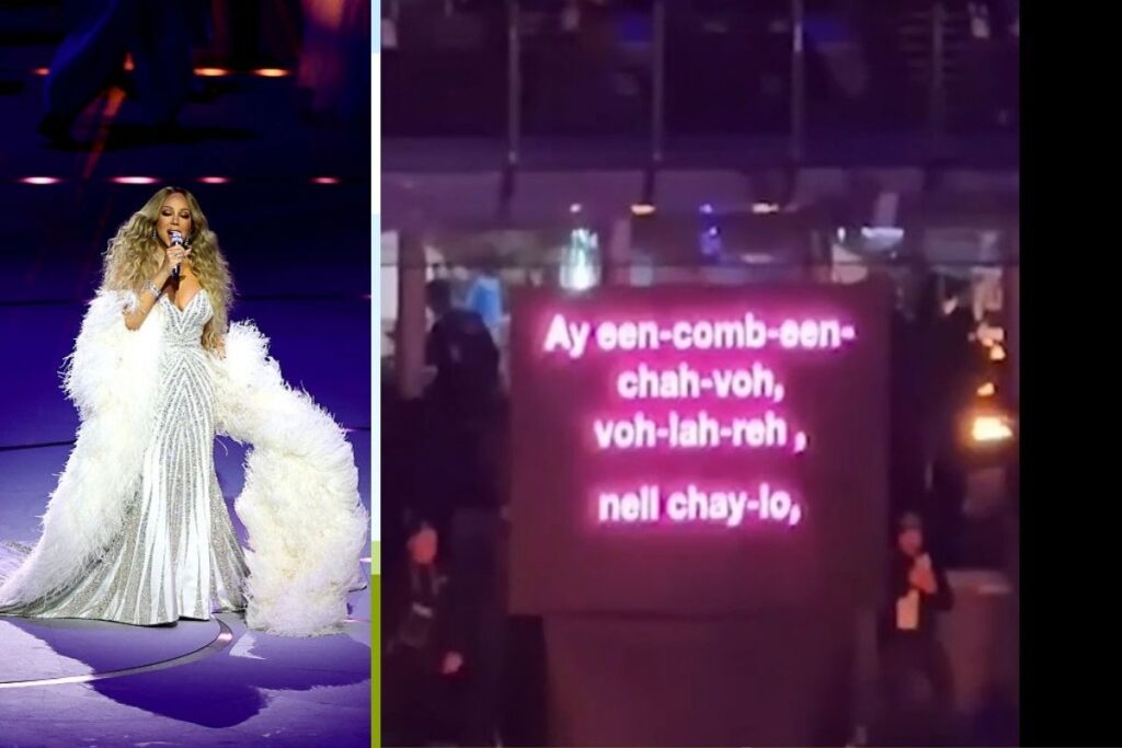 Mariah Carey gobbo san siro