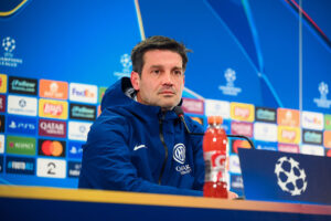 FC Internazionale Milano Training Session And Press Conference - UEFA Champions League 2025/26 League Knockout Play-off First Leg
