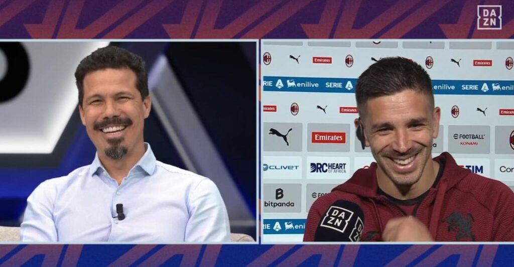 siparietto dazn simeone hernanes