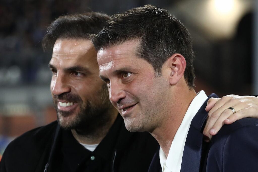 Fabregas e Chivu