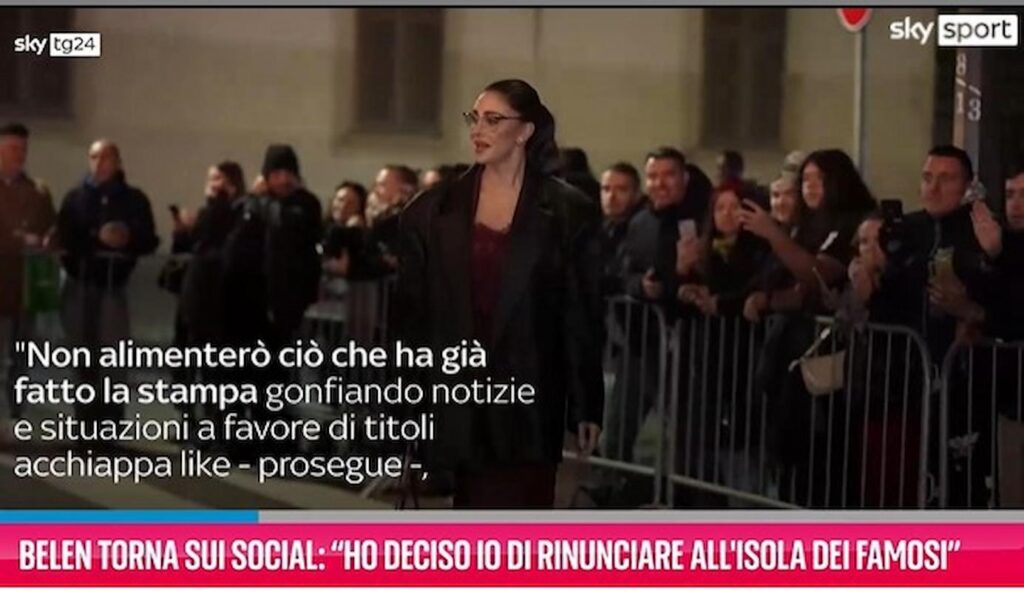 belen rinuncia isola (1)